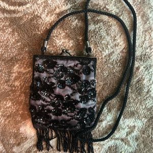 Beaded Lancôme purse